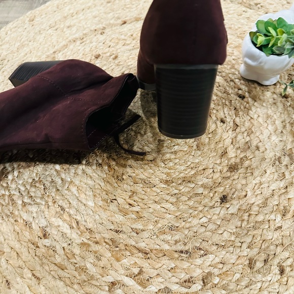 Old Navy Dark Purple Booties - Picture 10 of 11